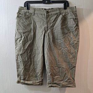 Nine West Women's Khaki Bermudas